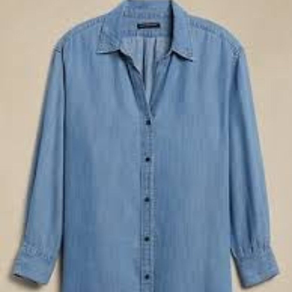 Banana republic TENCEL Oversized Chambry Shirt